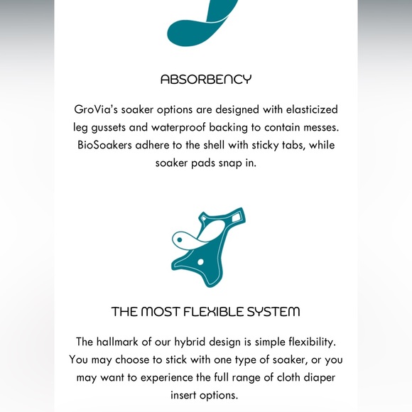 Gro Via Hybrid Cloth Diapers with extra inserts - Picture 9 of 11